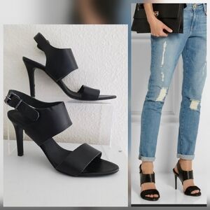 Country Road Vero Cuoio Size 39 Heels Stilettos Sandals Made In ITALY leather